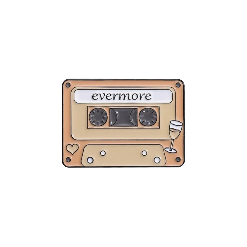 3/$18 Taylor Swift Evermore Album Cassette Tape Enamel Pin Brooch